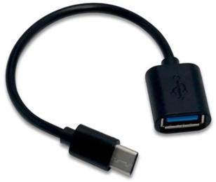 Перехідник Infinity S0808 USB-C (тато) - USB-A (мама), 0.2m Black