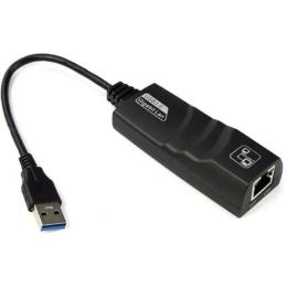 Перехідник Infinity B00365 USB-A (тато)  -  RJ45 (мама), 0.1м Black