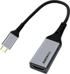 Перехідник Cablexpert A-CM-HDMIF4K USB-C (тато)  -  HDMI (тато), 0.15m