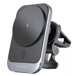 Тримач в авто Proove Square Magnetic PRO 15W Gray