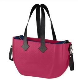 Сумка для мами Nuvita (NV8801L/02N/23B/13B/33B) Black Pink ручки шкіра, килимок, ремені для коляски