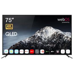 Телевізор Vinga S75UHD25QWEB Black 75