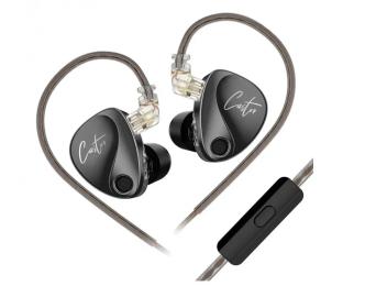 Дротові навушники Knowledge Zenith Castor Improved Bass Black з мікрофоном