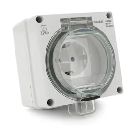 Розетка Voltronic 31522 White IP66, AC:110-250, 16A