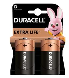 Батарейка Duracell LR20 (D) (2/20) (АРТ3096) blister 2