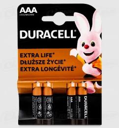 Батарейка Duracell LR3 (AAA) (4/40) (АРТ1551) blister 4
