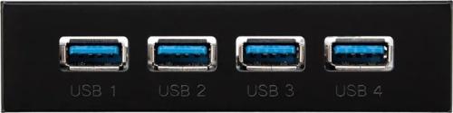 USB-хаб Frime ECF-FP4xTA.31 4x USB-A VL820 Black