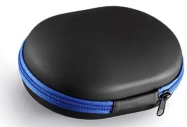 Чохол для навушників Infinity Solid Case Black Blue (для накладних) 18см*14см