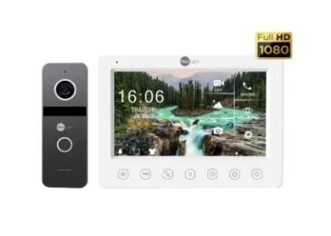 Відеодомофон NeoLight KAPPA + HD White + панель SOLO FHD