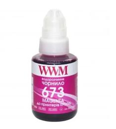 Чорнило для принтера WWM Epson L800/L805/L810/L850/L1800 Magenta 140 мл, (E673M)