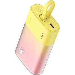 Зовнішній портативний акумулятор Baseus Power Bank 5200mAh 20W Lightning Yellow (P10055600Y12-00)