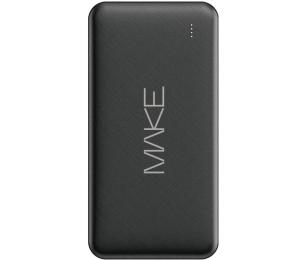 Зовнішній портативний акумулятор Make MPB-205BK Black 20000 mAh 10W 2A+2A