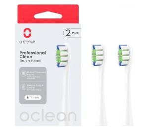 Насадка для електричної зубної щітки Oclean P1C1 W02 Professional Clean Brush Head White (2 шт) (6970810553765)