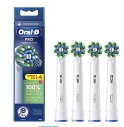 Насадка для електричної зубної щітки Braun Oral-B Cross Action EB50RX 4 шт