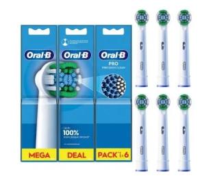 Насадка для електричної зубної щітки Braun Oral-B Precision Clean EB20RX CleanMaximiser 6 шт