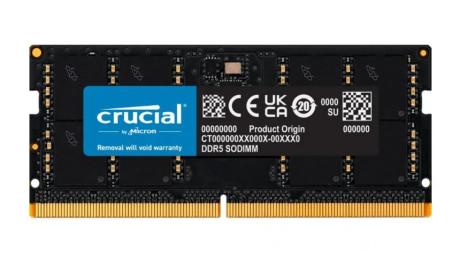 Оперативна память Crucial 24GB SO-DIMM DDR5 5600 MHz (CT24G56C46S5)