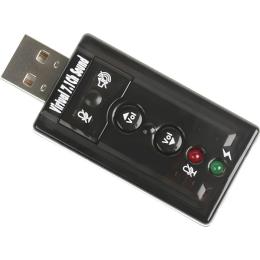 Звукова карта VALUE (B00650) Black USB Virtual 7.1 Channel RTL