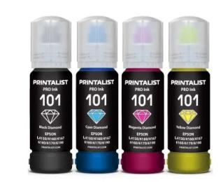 Комплект чорнил для принтера Printalist (PL101SET) для Epson L4150