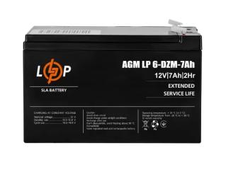 Аккумуляторная батарея LogicPower 12V 7AH (LP 6-DZM-7 Ah) AGM