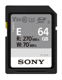 Карта памяті Sony SDXC C10 UHS-II U3 V60 64GB (SFE64A.ET4)