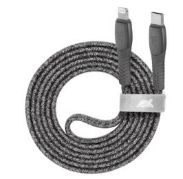 Дата-кабель RivaCase PS6107 GR12 Lighting (тато)  -  Type-C (тато) 1.2m