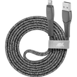 Дата-кабель RivaCase PS6108 GR12, Lighting (тато)  -  USB-A (тато) 1.2 m Gray