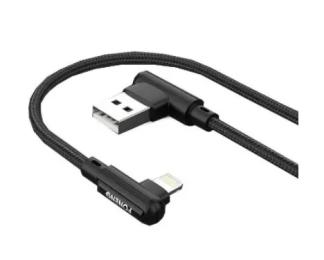 Дата-кабель Foneng X70 USB-A (тато)  -  Lightning (тато), 1m Black