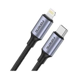 Дата-кабель Foneng X95 USB-C (тато)  -  Lightning (тато), 1.2m Black