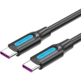 Дата-кабель Vention (COTBG) USB Type-C (тато)  -  USB Type-C (тато) 1.5 m Black