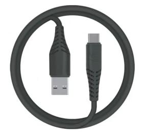 Дата-кабель MakeFuture USB (тато) - Type-C (тато) 2.4A PVC 1м Black (MCB-CP1BK)