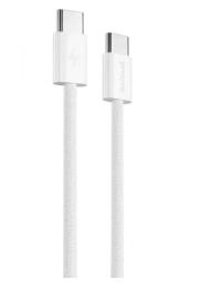 Дата-кабель Proove Energy Stream USB-C (тато) - USB-C (тато), 1m White