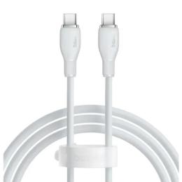 Дата-кабель Baseus Pudding Series Fast Charging Cable Type-C (тато) - Type-C (тато) 100W 2m White (P10355702221-01)