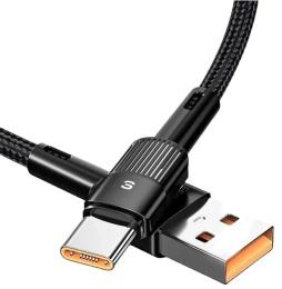 Дата-кабель Essager Star 7A USB (тато) - Type-C (тато) USB Cable 0.5m Black (EXCT-XCB01)
