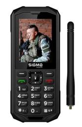 Кнопковий телефон Sigma mobile X-treme PA68 Wave Dual Sim Black (4827798466612)