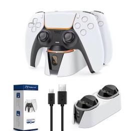 Зарядна станція для геймпада Infinity PS5 GP-5 1520 Black White