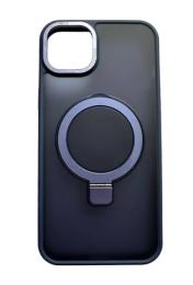 Чохол-накладка Infinity Matte Metal Focus MagSafe для Apple iPhone 14 Plus Blue + тримач