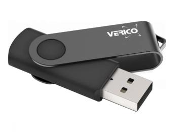 Флеш память Verico 64GB Flip Black (1UDOV-R0BK63-NN)