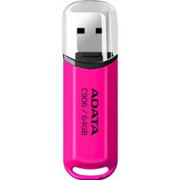 Флеш память ADATA 64GB C906 USB 2.0 Pink (AC906-64G-RPP)
