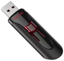 Флеш память SanDisk Cruzer Glide 3.0 USB Flash Drive 64GB (3psc) (Black/Red/Green) (SDCZ600-064G-ACMT)