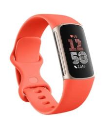 Фітнес-браслет Fitbit Charge 6 Coral Champagne Gold Alum