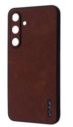 Чохол-накладка WAVE Leather Case Samsung Galaxy S24 Plus Dark Brown