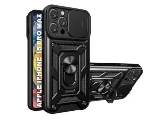 Чохол-накладка BeCover Military для Apple iPhone 15 Pro Max Black (709955)