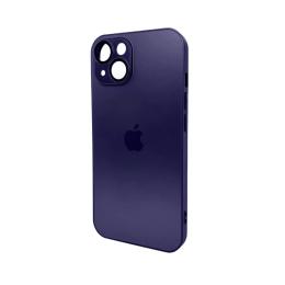 Чохол-накладка AG Glass Matt Frame Color Logo for Apple iPhone 15 Deep Purple