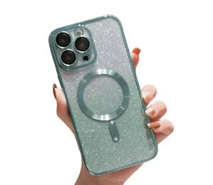 Чохол-накладка Cosmic CD Shiny Magnetic for Apple iPhone 15 Pro Green