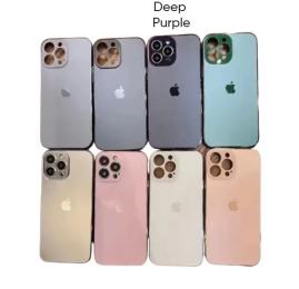 Чохол-накладка AG Glass Sapphire Frame MagSafe Logo for Apple iPhone 15 Pro Max Deep Purple