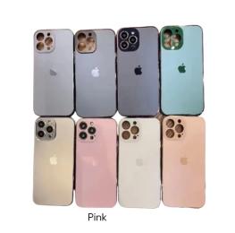 Чохол-накладка AG Glass Sapphire Frame MagSafe Logo for Apple iPhone 15 Pro Pink