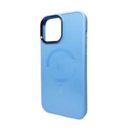 Чохол-накладка AG Glass Sapphire MagSafe Logo for Apple iPhone 15 Pro Sierra Blue