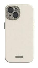 Чохол-накладка Moshi Napa Slim Hardshell Case for iPhone 15 Eggnog White (99MO231109)