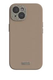 Чохол-накладка Moshi Napa Slim Hardshell Case Woodsmoke for iPhone 15 Brown (99MO231105)