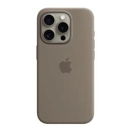 Чохол-накладка Infinity Silicone Full Case AAA MagSafe IC for iPhone 15 Clay